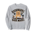 Golden Retriever Book Lover Sweatshirt - Casual Everyday Wear Men Women - T-Shirt, Sweatshirt, Hoodie