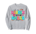 Be Reason Someone Smiles Today Sweatshirt - Aesthetic Graphic Men Women - T-Shirt, Sweatshirt, Hoodie
