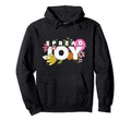 Spread Joy Floral Pattern Flower Bright Hoodie - Trendy Graphic Men Women - T-Shirt, Sweatshirt, Hoodie