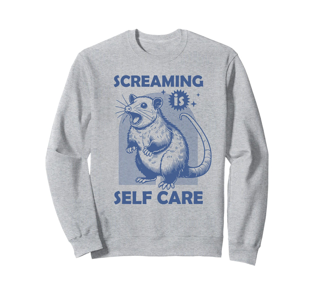 Possum Funny Trendy Aesthetic Sweatshirt - Casual Everyday Wear Unisex - T-Shirt, Sweatshirt, Hoodie