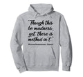 Hamlet Madness Method Bookworm Hoodie - Minimalist Print for Adults - T-Shirt, Sweatshirt, Hoodie
