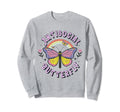 Antisocial Butterfly Tees Introvert Sweatshirt - Trendy Graphic Men Women - T-Shirt, Sweatshirt, Hoodie