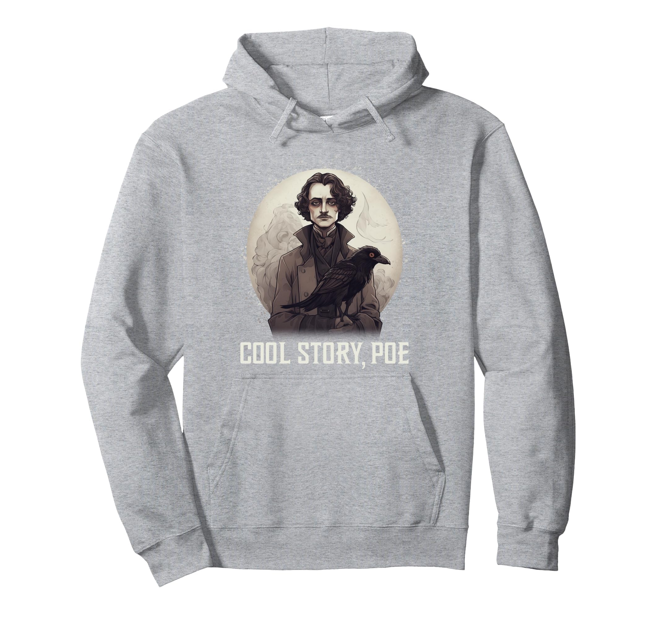 Story Poe Edgar Allen Poe Bibliophile Hoodie - Trendy Graphic Unisex - T-Shirt, Sweatshirt, Hoodie