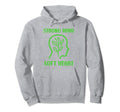Brain Illness Strong Mind Soft Heart Hoodie - Novelty Apparel Unisex - T-Shirt, Sweatshirt, Hoodie