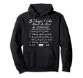 Things I Like Almost As Much As Reading Hoodie - Aesthetic Graphic Unisex - T-Shirt, Sweatshirt, Hoodie