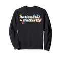 Rainbow Introvert Antisocial Sweatshirt - Aesthetic Graphic Unisex - T-Shirt, Sweatshirt, Hoodie