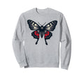 Mothman Antisocial Butterfly Introvert Sweatshirt - Trendy Graphic Unisex - T-Shirt, Sweatshirt, Hoodie