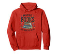 Maybe Books Are Addicted To Me Book Lover Hoodie - Custom Art Print Unisex - T-Shirt, Sweatshirt, Hoodie