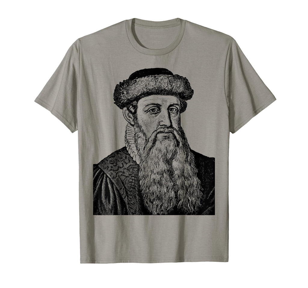 Johannes Gutenberg Printing Press Book T-Shirt - Aesthetic Graphic Unisex - T-Shirt, Sweatshirt, Hoodie