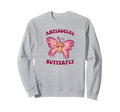 Antisocial Butterfly Sweatshirt - Streetwear Style Unisex - T-Shirt, Sweatshirt, Hoodie