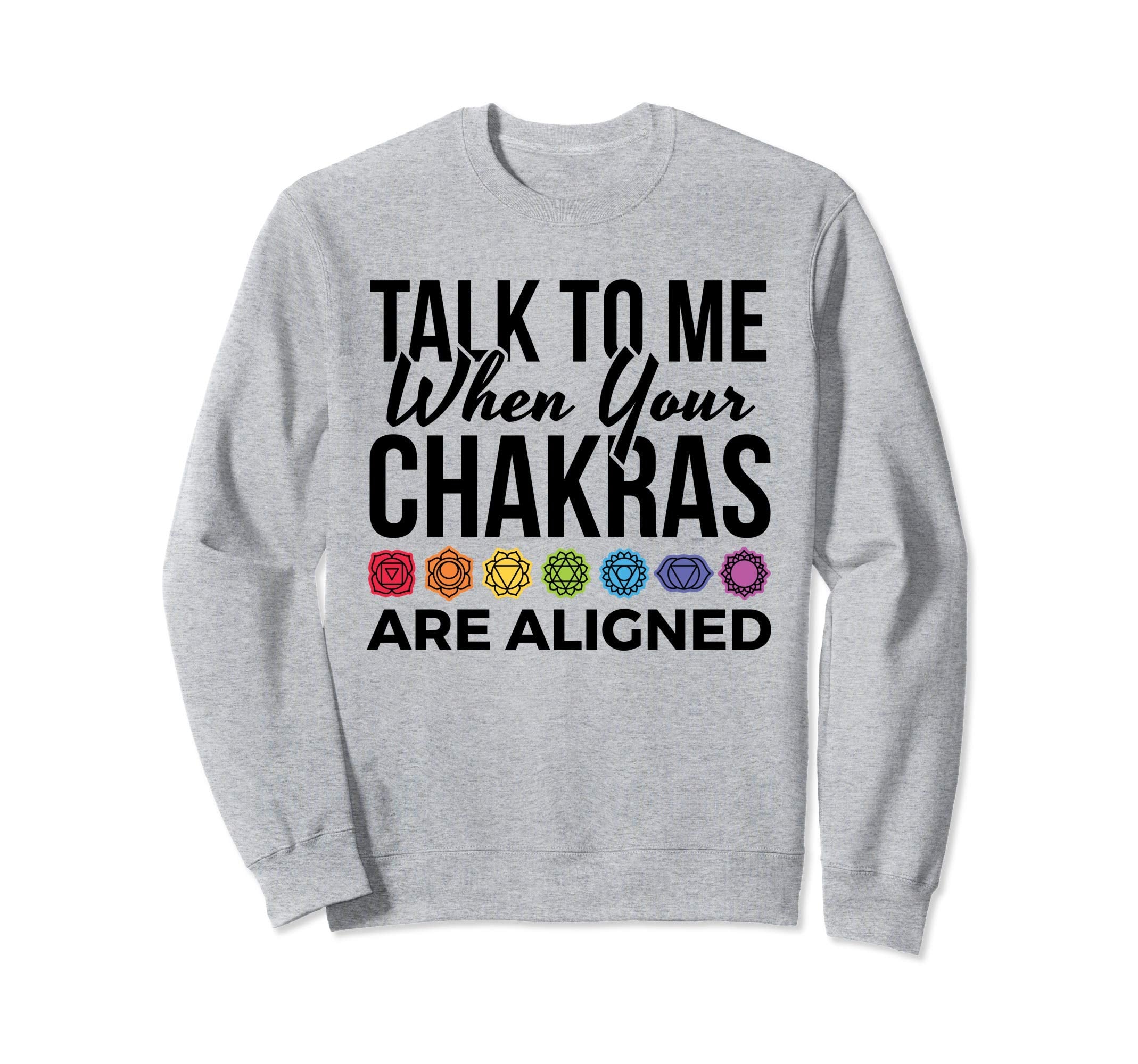 Chakra 7 Chakras Symbol Meditation Sweatshirt - Aesthetic Graphic Unisex - T-Shirt, Sweatshirt, Hoodie