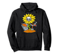 Sunflower Skull Decor Books Coffee Hoodie - Custom Art Print Unisex - T-Shirt, Sweatshirt, Hoodie
