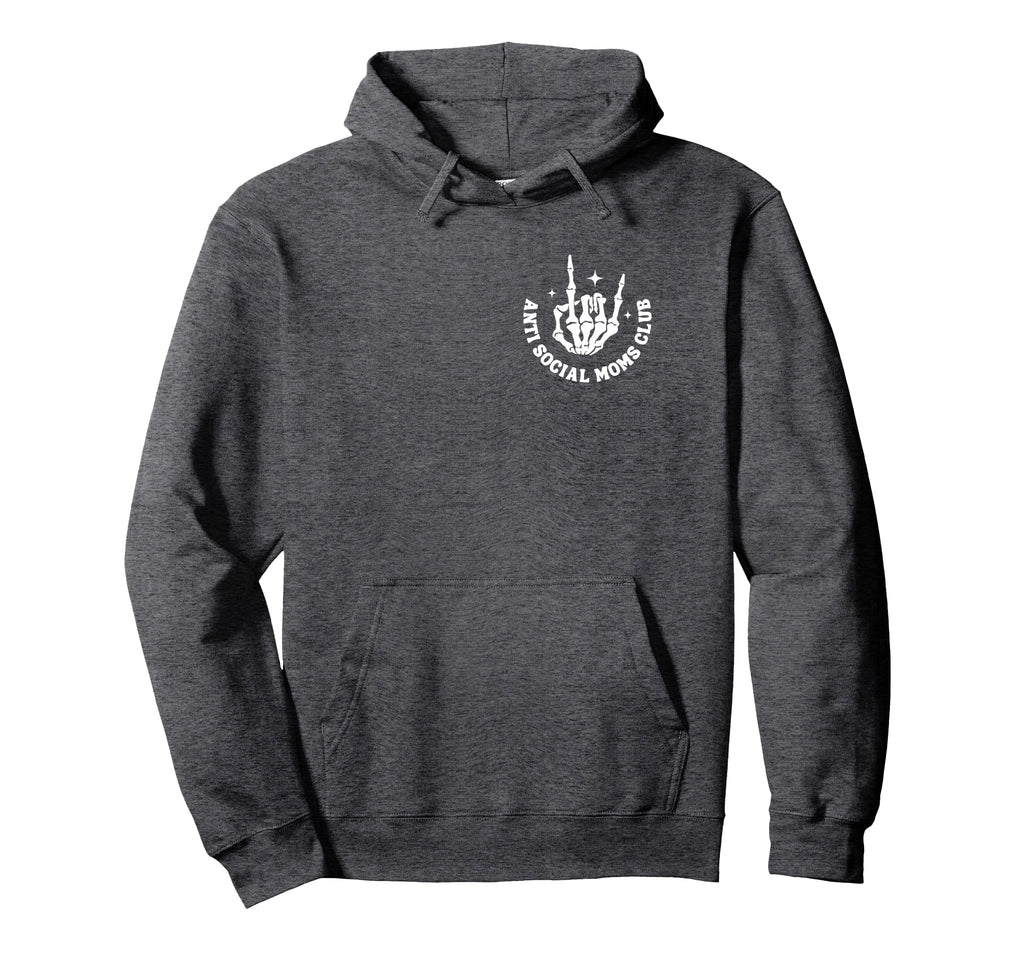 Anti Social Moms Club Groovy Hoodie - Casual Everyday Wear for Adults - T-Shirt, Sweatshirt, Hoodie