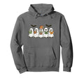 Row Ghosts Reading Halloween Book Lover Hoodie - Aesthetic Graphic Unisex - T-Shirt, Sweatshirt, Hoodie
