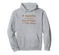 St Dymphna Catholic Journaling And Hoodie - Aesthetic Graphic for Adults - T-Shirt, Sweatshirt, Hoodie