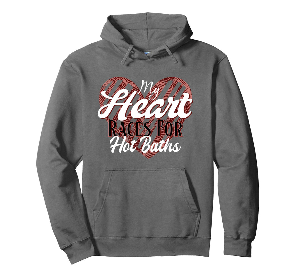 Funny Self Care Hot Bath Relaxation Hoodie - Minimalist Print Men Women - T-Shirt, Sweatshirt, Hoodie
