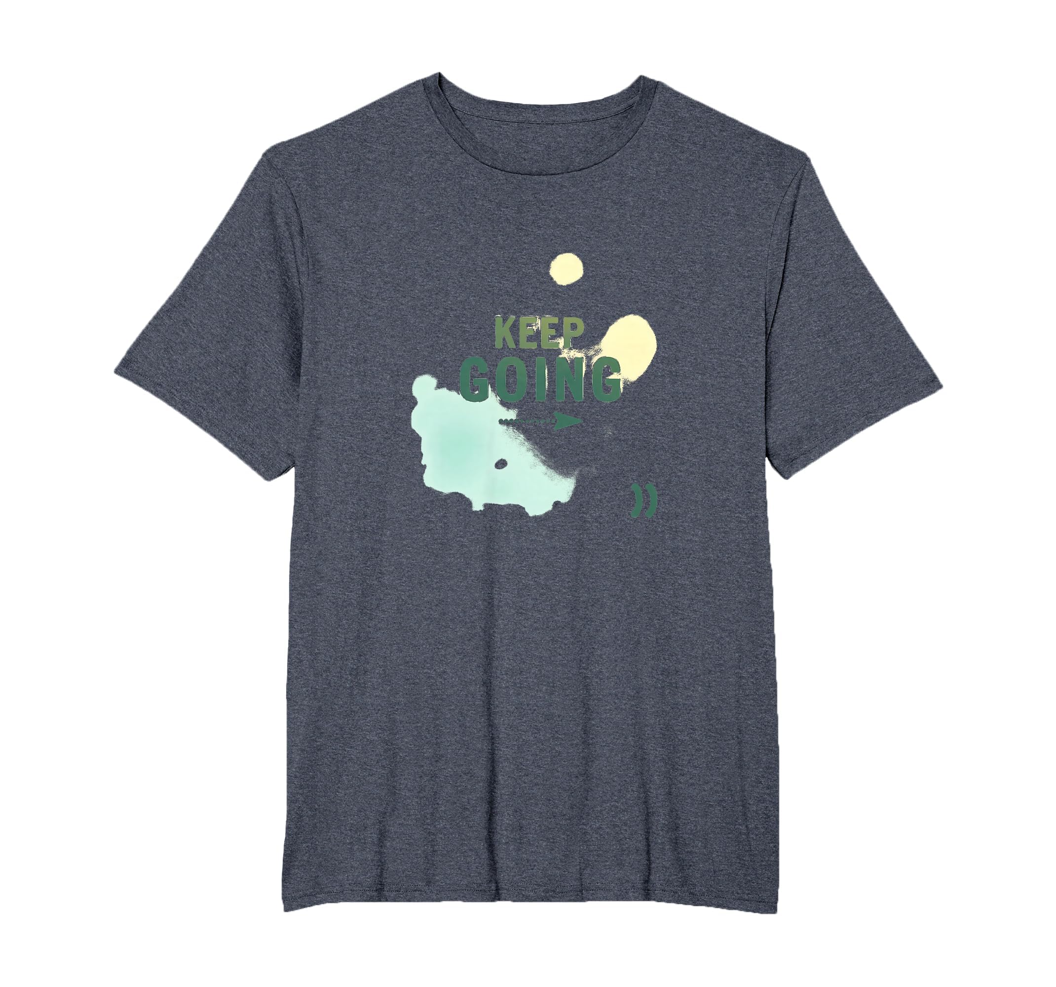 Keep Going Inspirational Watercolor T-Shirt - Unique Graphic Men Women - T-Shirt, Sweatshirt, Hoodie