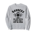 Barbers Chair Moment Self Care Sweatshirt - Fun Novelty Design for Adults - T-Shirt, Sweatshirt, Hoodie