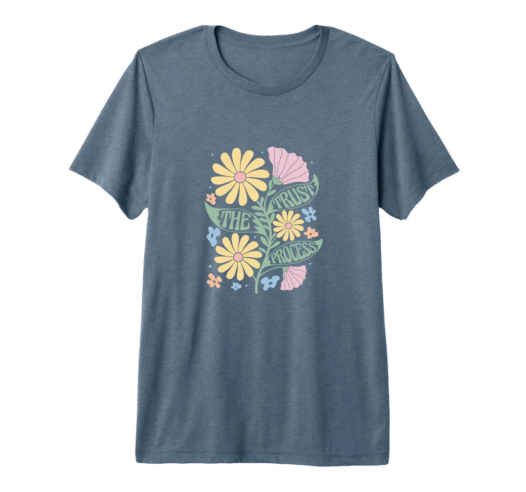Trust Process Waiting Patient T-Shirt - Minimalist Print Unisex - T-Shirt, Sweatshirt, Hoodie