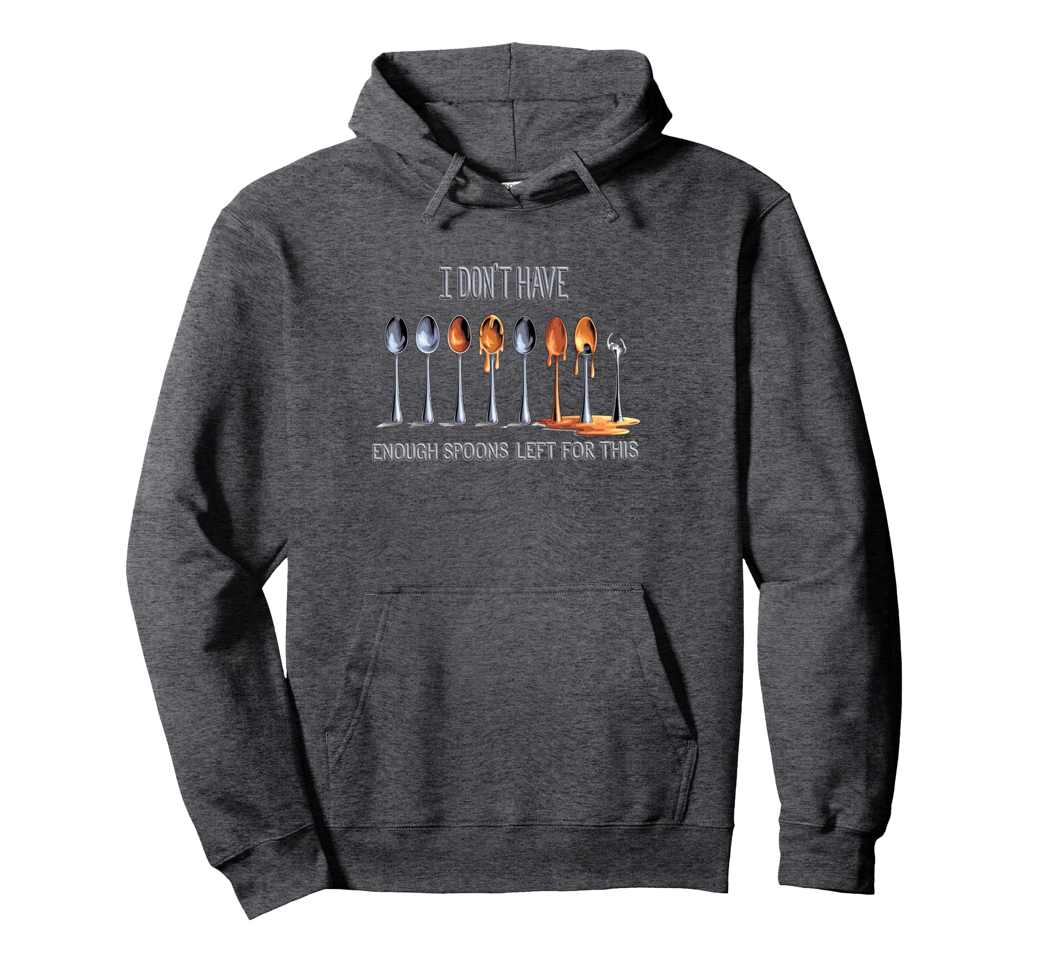 Spoon Theory Chronic Illness Energy Hoodie - Custom Art Print for Adults - T-Shirt, Sweatshirt, Hoodie