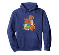 Literary Feast Reading Thanks Hoodie - Aesthetic Graphic for Adults - T-Shirt, Sweatshirt, Hoodie
