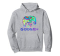 Choose Joy Boho Elephant Mandala Hoodie - Unique Graphic for Adults - T-Shirt, Sweatshirt, Hoodie