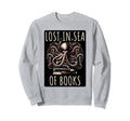 Lost Sea Books Book Reading Sweatshirt - Fun Novelty Design Men Women - T-Shirt, Sweatshirt, Hoodie