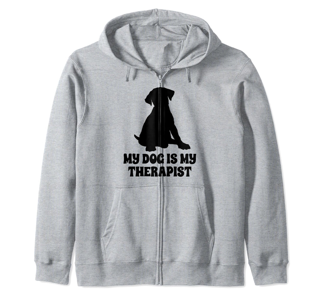 Pet Therapy Animal Lover Dog Breeder Hoodie - Minimalist Print Unisex - T-Shirt, Sweatshirt, Hoodie