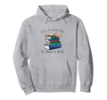 Its Good Day To Read Funny Book Reading Hoodie - Trendy Graphic Men Women - T-Shirt, Sweatshirt, Hoodie