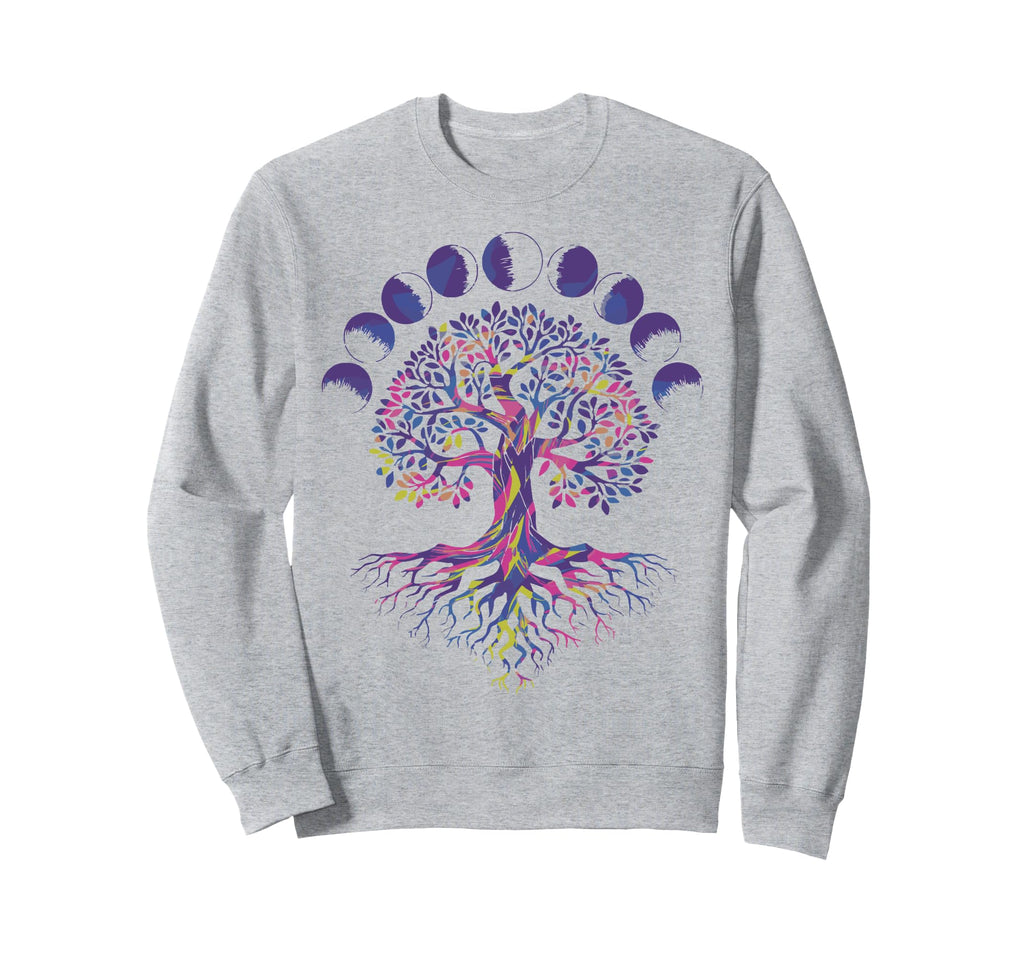 Tree Life Moon Phases As Above So Below Sweatshirt - Trendy Graphic Unisex - T-Shirt, Sweatshirt, Hoodie