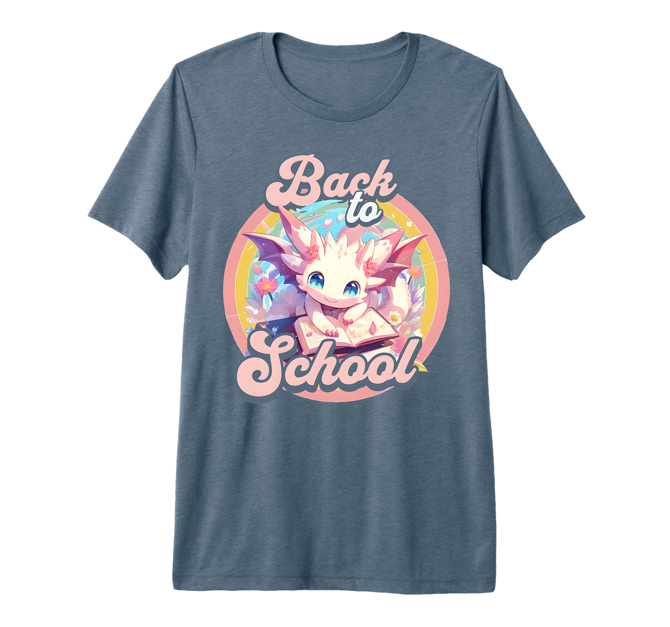 Back To School Lovely Dragon Anime T-Shirt - Trendy Graphic for Adults - T-Shirt, Sweatshirt, Hoodie