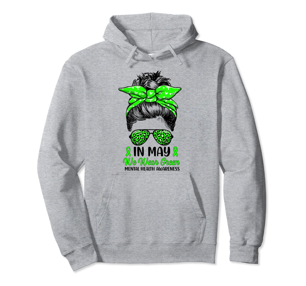 Green Messy Bun May We Wear Green Hoodie - Casual Everyday Wear Unisex - T-Shirt, Sweatshirt, Hoodie