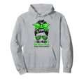 Green Messy Bun May We Wear Green Hoodie - Casual Everyday Wear Unisex - T-Shirt, Sweatshirt, Hoodie