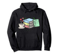 Cup Tea Coffee And Book Lover Gift Hoodie - Aesthetic Graphic for Adults - T-Shirt, Sweatshirt, Hoodie