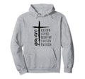 You Are Known Loved Worthy Chosen Enough Hoodie - Unique Graphic Men Women - T-Shirt, Sweatshirt, Hoodie