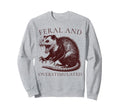 Feral And Overstimulated Funny Possum Sweatshirt - Graphic Print Unisex - T-Shirt, Sweatshirt, Hoodie