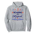 Reading Is Magical Book Lover Hoodie - Casual Everyday Wear for Adults - T-Shirt, Sweatshirt, Hoodie