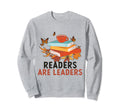 Readers Are Leaders Bookworm National Sweatshirt - Trendy Graphic Unisex - T-Shirt, Sweatshirt, Hoodie