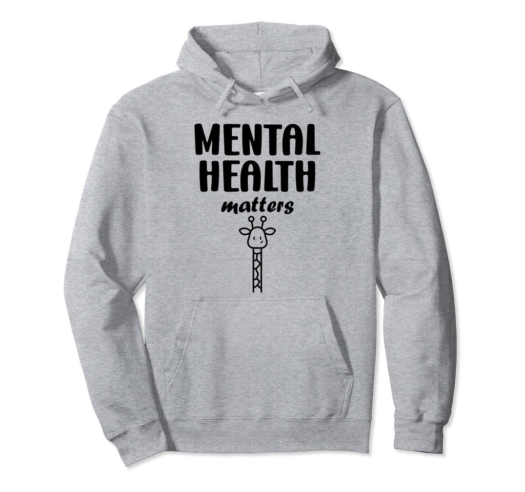 Animal Brain Illness Girafe Mental Hoodie - Trendy Graphic for Adults - T-Shirt, Sweatshirt, Hoodie
