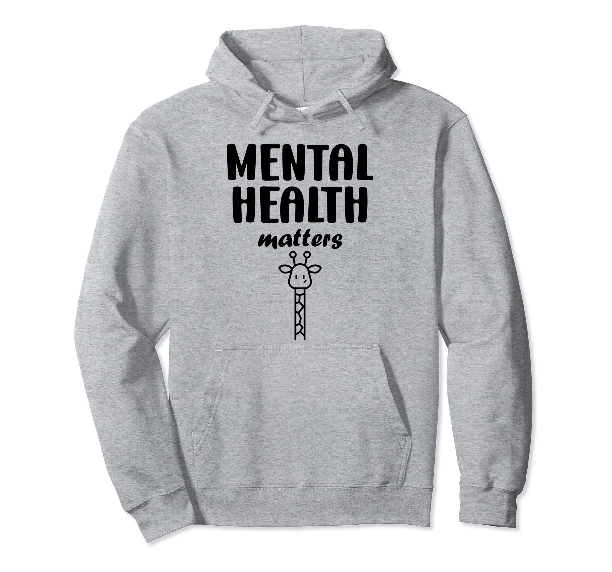 Animal Brain Illness Girafe Mental Hoodie - Trendy Graphic for Adults - T-Shirt, Sweatshirt, Hoodie