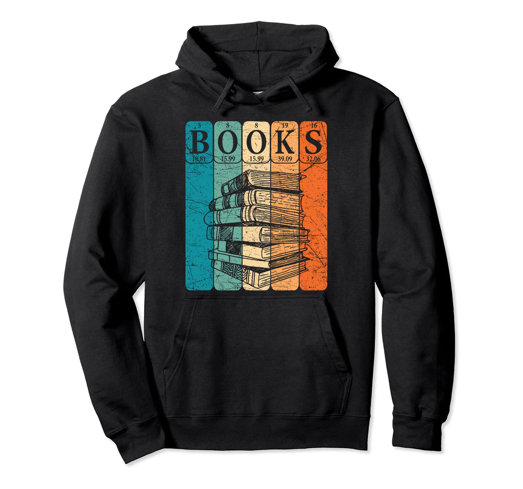 Book Reader Periodic Table Elements Hoodie - Novelty Apparel Men Women - T-Shirt, Sweatshirt, Hoodie
