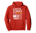 Rock Red Friday My Step Dad Air Force Hoodie - Novelty Apparel for Adults - T-Shirt, Sweatshirt, Hoodie