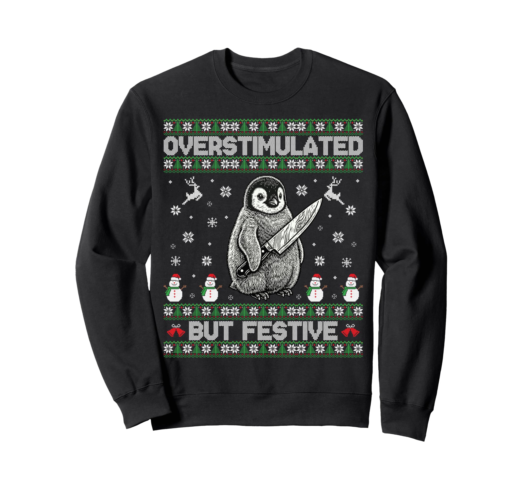 Funny Ugly Overstimulated But Sweatshirt - Fun Novelty Design Men Women - T-Shirt, Sweatshirt, Hoodie