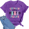 Women Happy Easter Shirts Funny Bunny T-Shirt Rabbit Graphic Tee Tops Unisex T-shirt, Sweatshirt, Hoodie, Long Sleeve Tee - T-Shirt, Sweatshirt, Hoodie