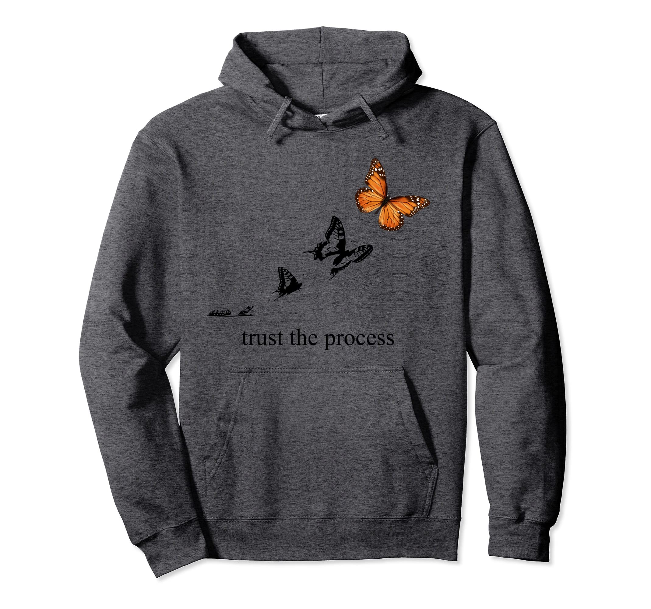 Trust Process Butterfly Hoodie - Novelty Apparel for Adults - T-Shirt, Sweatshirt, Hoodie