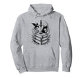 Stack Books Dragon And Wolf Bookworm Hoodie - Minimalist Print Unisex - T-Shirt, Sweatshirt, Hoodie