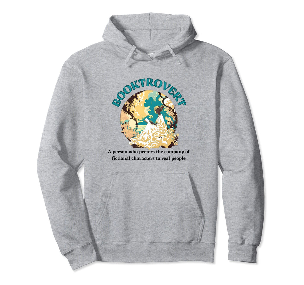 Booktrovert Definition Artsy Hoodie - Casual Everyday Wear Men Women - T-Shirt, Sweatshirt, Hoodie