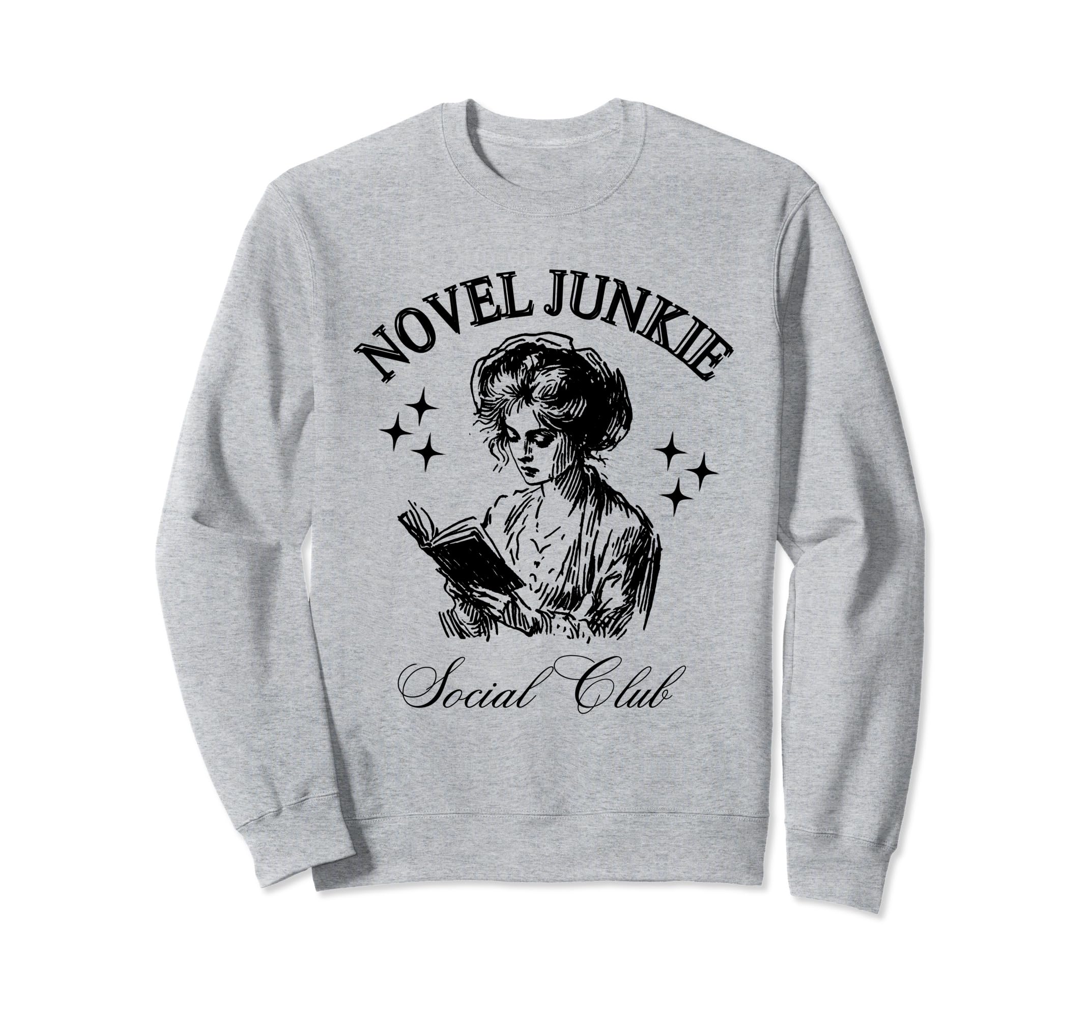 Book Lover Novel Junkie Bookish Sweatshirt - Unique Graphic Unisex - T-Shirt, Sweatshirt, Hoodie