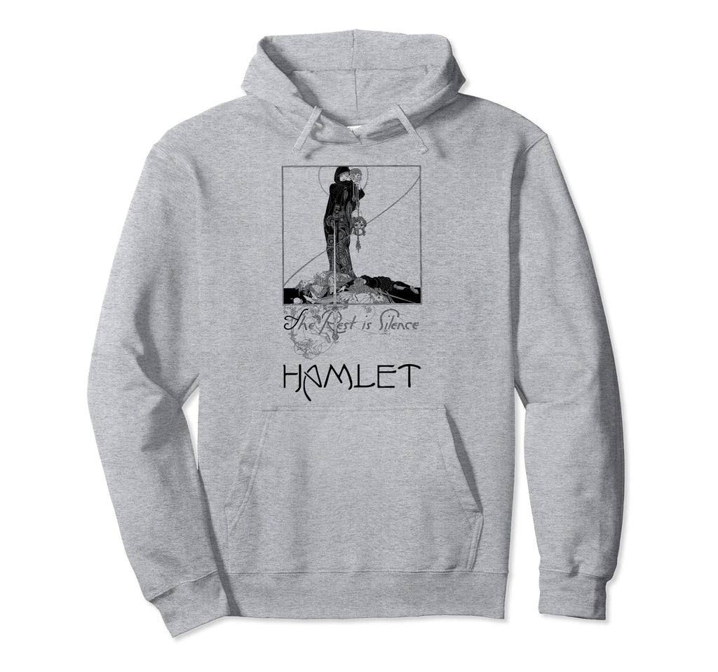 Shakespeare Hamlet Silence English Hoodie - Graphic Print for Adults - T-Shirt, Sweatshirt, Hoodie