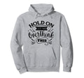 Funny Overthinker Hold Let Me Overthink Hoodie - Unique Graphic Unisex - T-Shirt, Sweatshirt, Hoodie